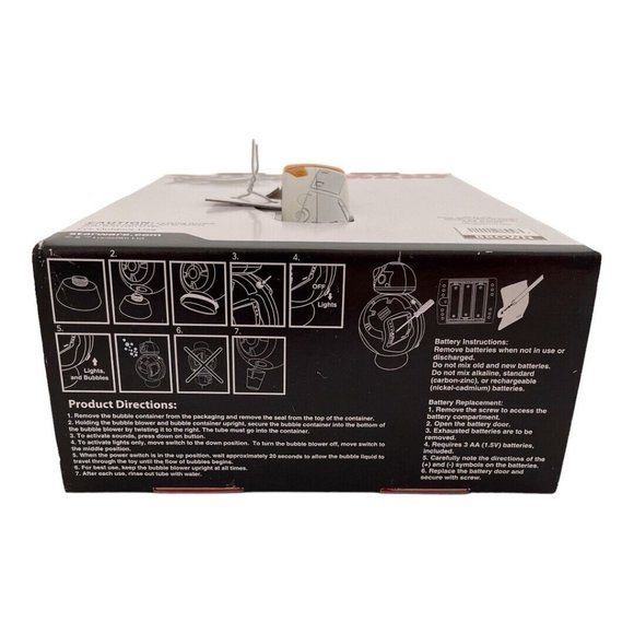 Disney Parks Star Wars The Last Jedi BB-8 Bubble Blower Toy with Lights Sound - Picture 5 of 6